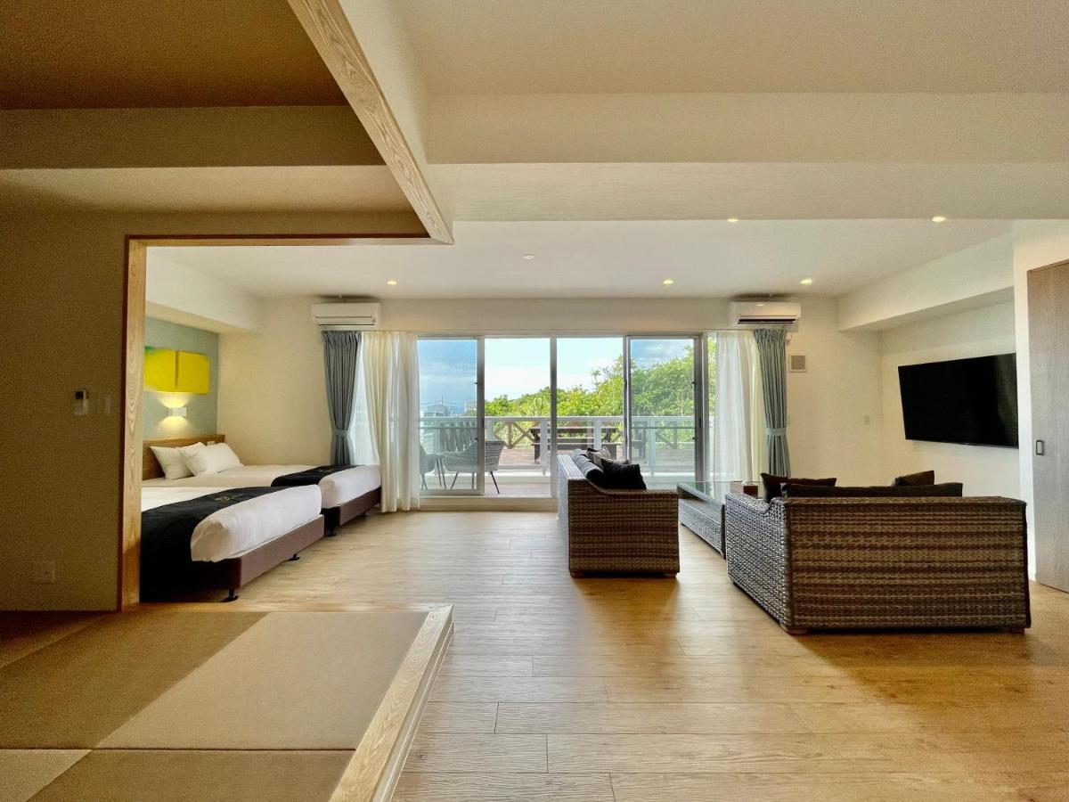 Coral Palace Onna By Sunset Avenue מראה חיצוני תמונה